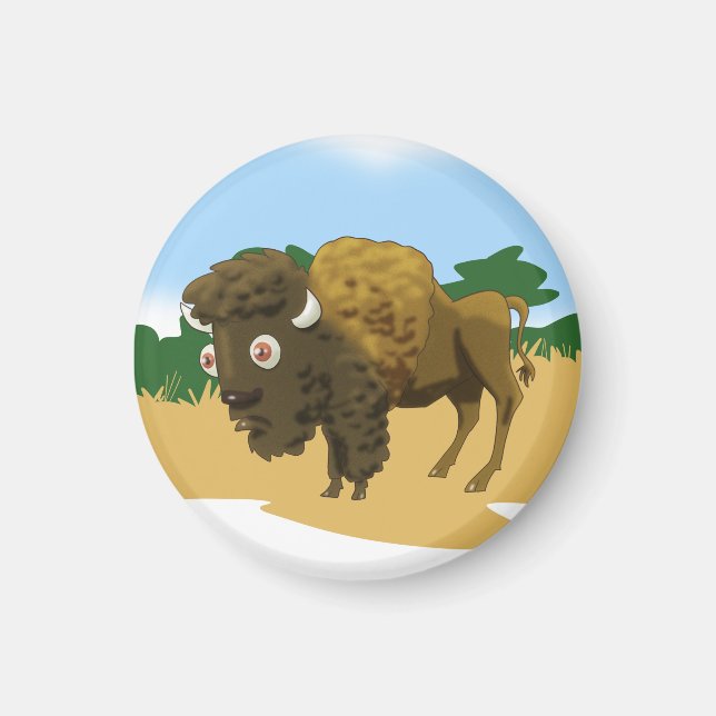 American Bison Magnet (Framsidan)
