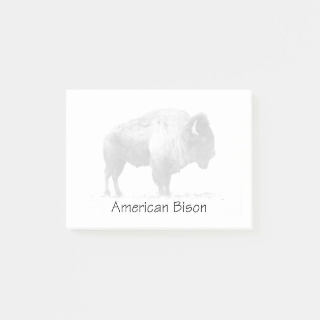 American Bison Post-it Block (Framsida)