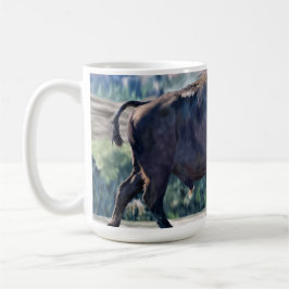 American Bison Roaming in Grassland Setting Kaffemugg