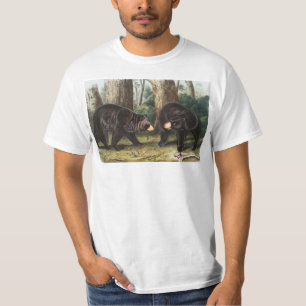 American Black Bear Ursus Americanus Illustration T Shirt