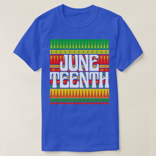 American Black History Freedom US Juneteen T Shirt (Design framsida)