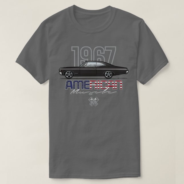 American Black T Shirt (Design framsida)