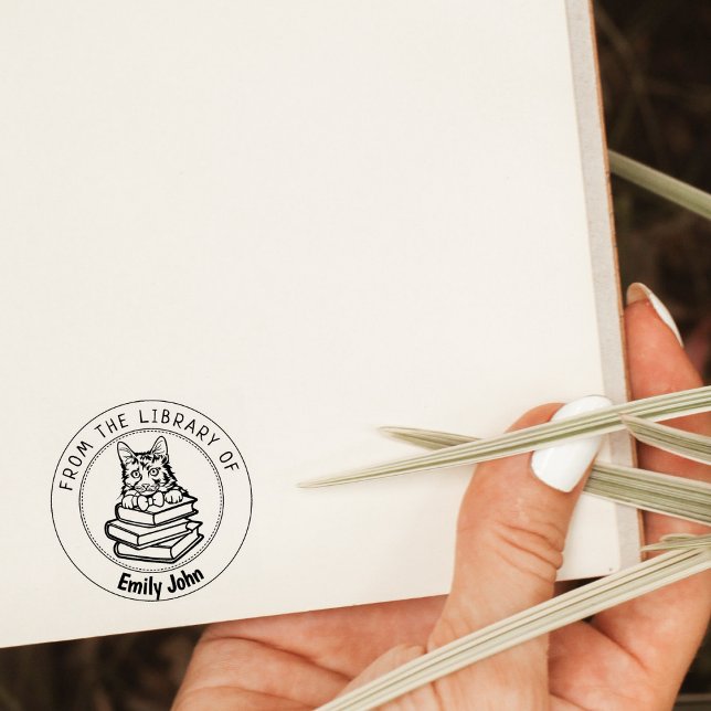 American Bobtail Cat, Bok från Bibliotek Stämpel (Skapare uppladdad)