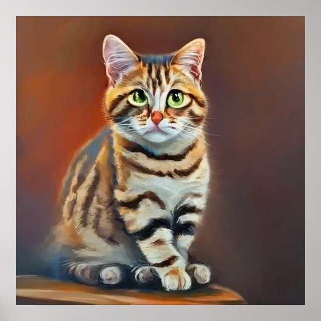 American Bobtail Cat Poster (Framsidan)