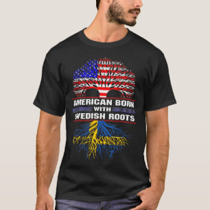 American Born med svenska rötter T Shirt