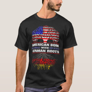 American Born med tyska rosor T Shirt