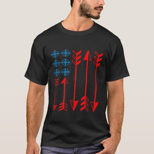 American Bow Hunting Archery T Shirt (Framsida)