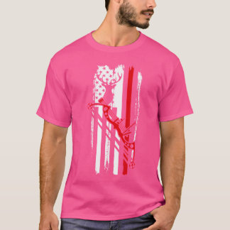 American Bowhunting Archer Bowmen Target Shooting  T Shirt