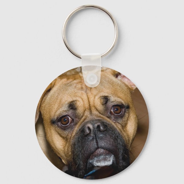 American Boxer Keychain Nyckelring (Framsida)