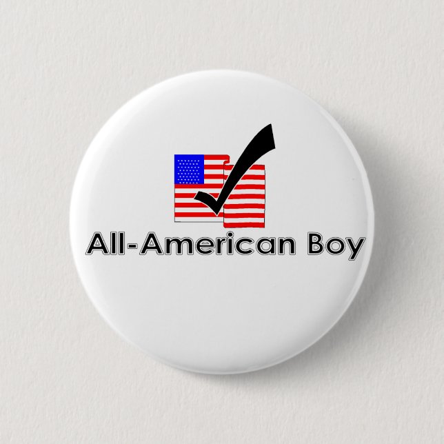 American Boy Button Knapp (Framsida)