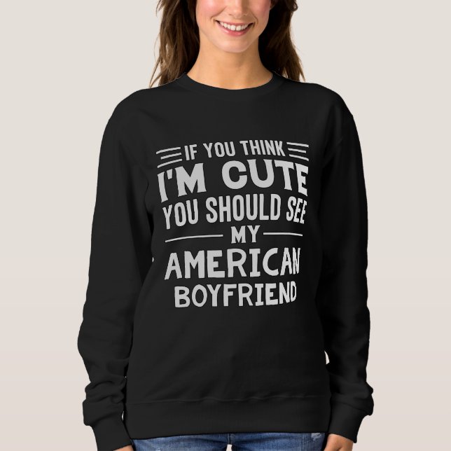 American Boyfriend Romantic Valentine's Day 2023 f T Shirt (Framsida)