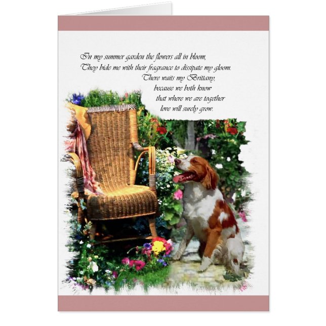 American Brittany Spain Art Gifts Hälsningskort (Framsidan)