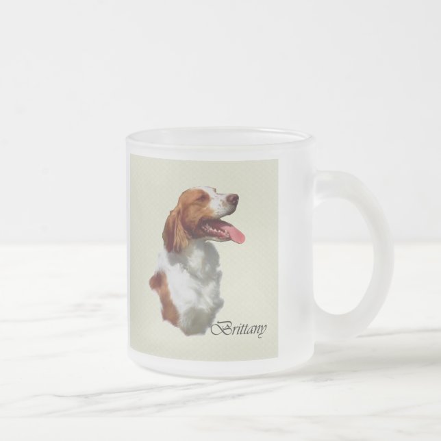 American Brittany Spain Gifts Frostad Glasmugg (Höger)