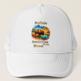 American Buffalo Bison Keps