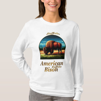 American Buffalo Bison T Shirt