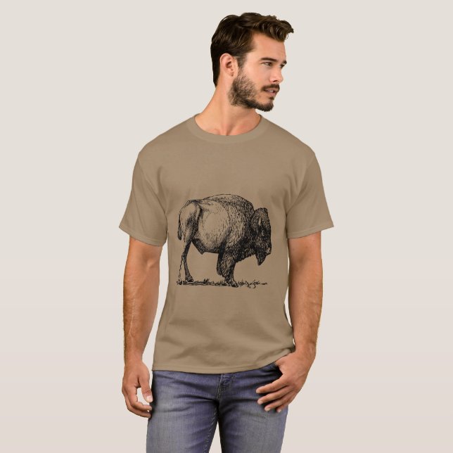 American Buffalo Bison Tröja (Hel framsida)