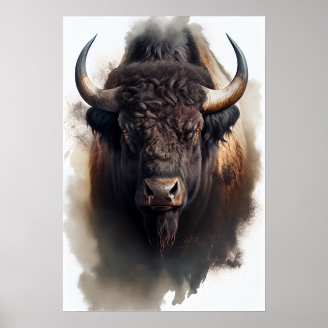 American Buffalo Painting Poster (Framsidan)