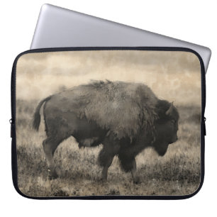 American Buffalo - Plains Bison Laptop Fodral