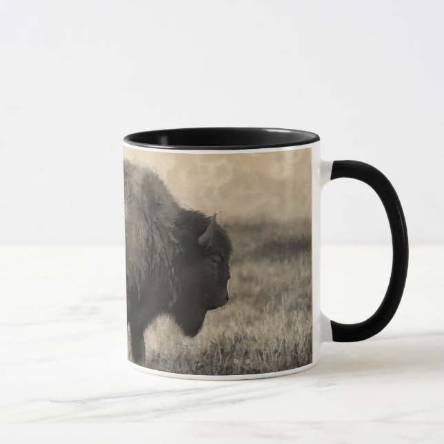 American Buffalo - Plains Bison Mugg (Höger)