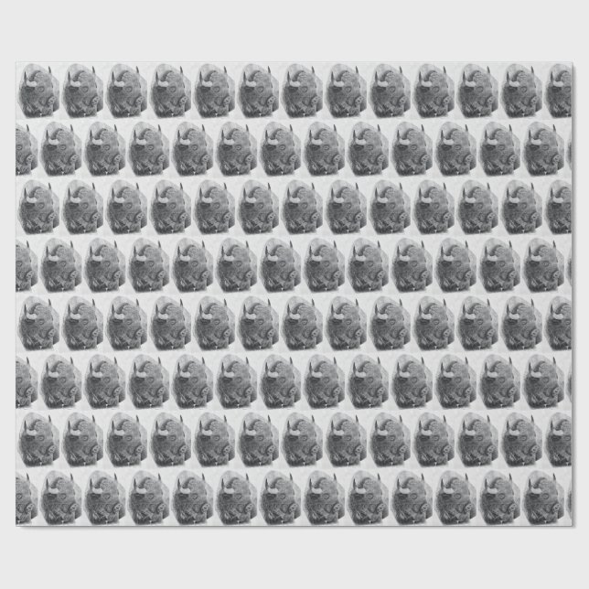 American Buffalo Presentpapper (Platt)