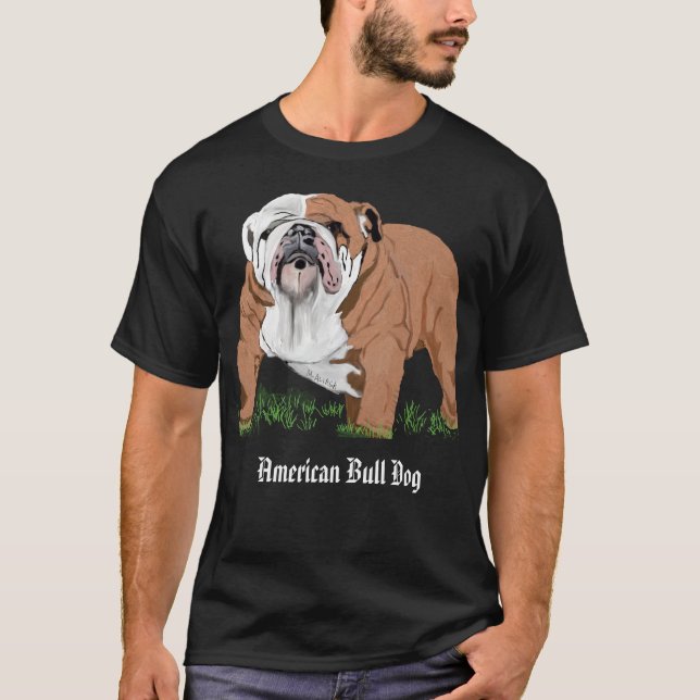 American Bull Dog T Shirt (Framsida)