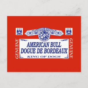 American Bull Dogue De Bordeaux Vykort