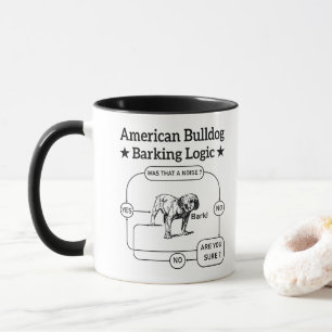 American Bulldog Glamour Logik Hundälskare Valp Mugg