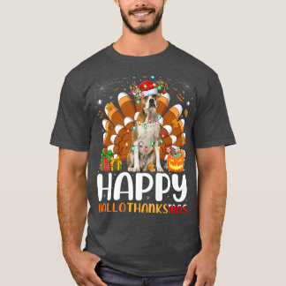 American Bulldog Halloween jul Lycklig Halloth T Shirt