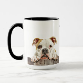 American Bulldog Hund Mugg
