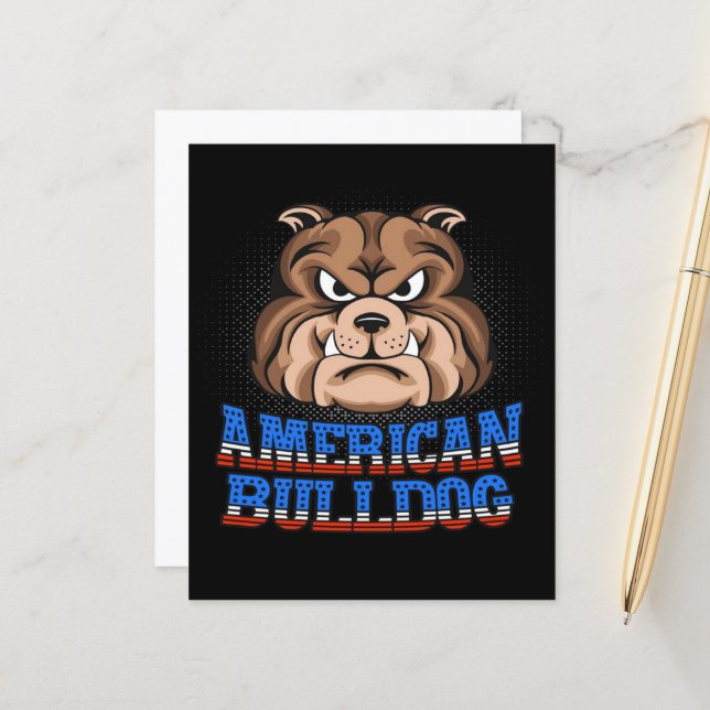 American Bulldog Hundägare (Fram/Back In Situ)