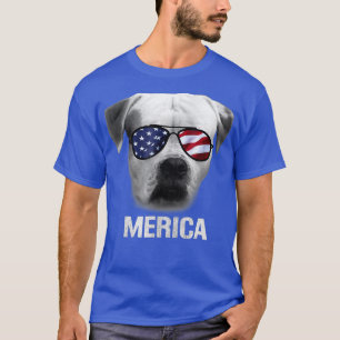 American Bulldog Merica - Patriot Patriotic T Shirt