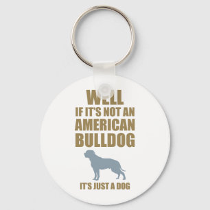 American Bulldog Nyckelring