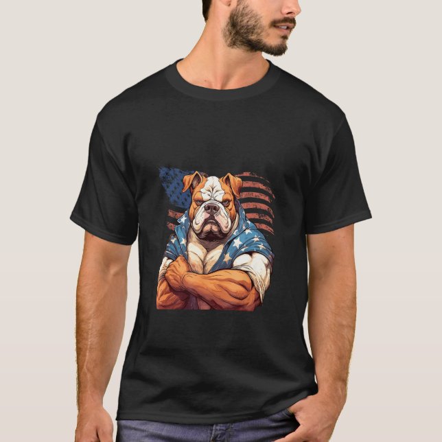 American Bulldog T Shirt (Framsida)