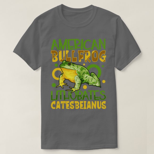 American Bullfrog T Shirt (Design framsida)