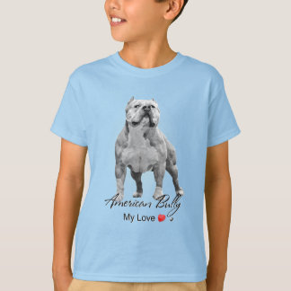 American Bully Abbildung mit Inschrift T Shirt