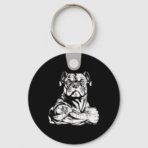 American Bully Biceps Tattoo Pet - Hund aveln I Lo Nyckelring