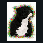 American Bully Colorful Pop Art Poster<br><div class="desc">Detta ursprungliga porträtt i en amerikansk Bully skapades av mig med hjälp av en kombination av handskisser och målning tillsammans med digital konst. Den har en abstrakt, en popkonst, med många detaljer och ett ljust och glatt färg. Om du vill att den här designen ska visas för ett objekt som...</div>