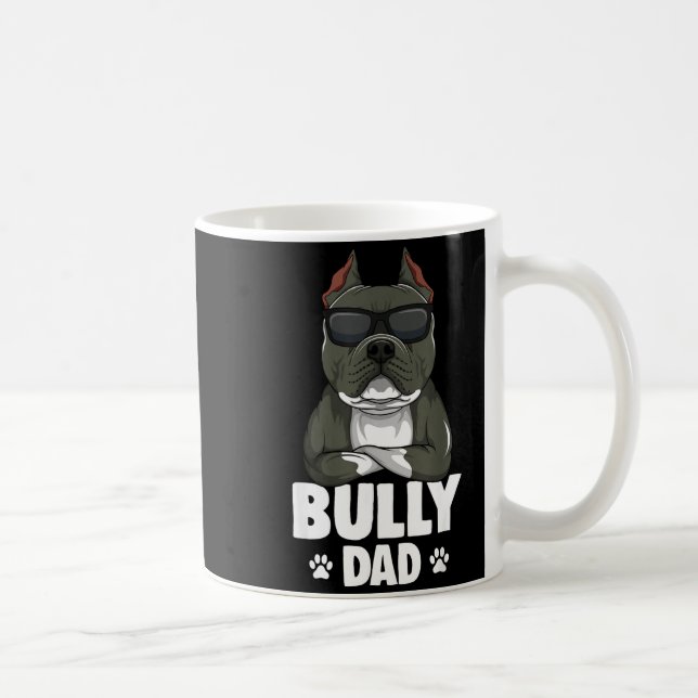 American Bully Dad Dogs Dad Men  Kaffemugg (Höger)