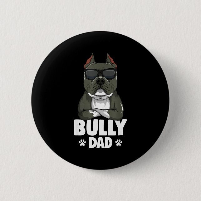 American Bully Dad Dogs Dad Men  Knapp (Framsida)