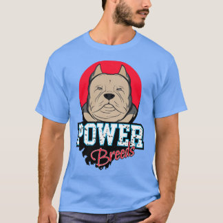 American Bully Fawn Power Reds T Shirt