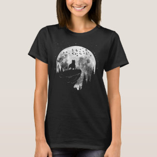 American Bully Hund aveln Night Stroll för Hund Ow T Shirt