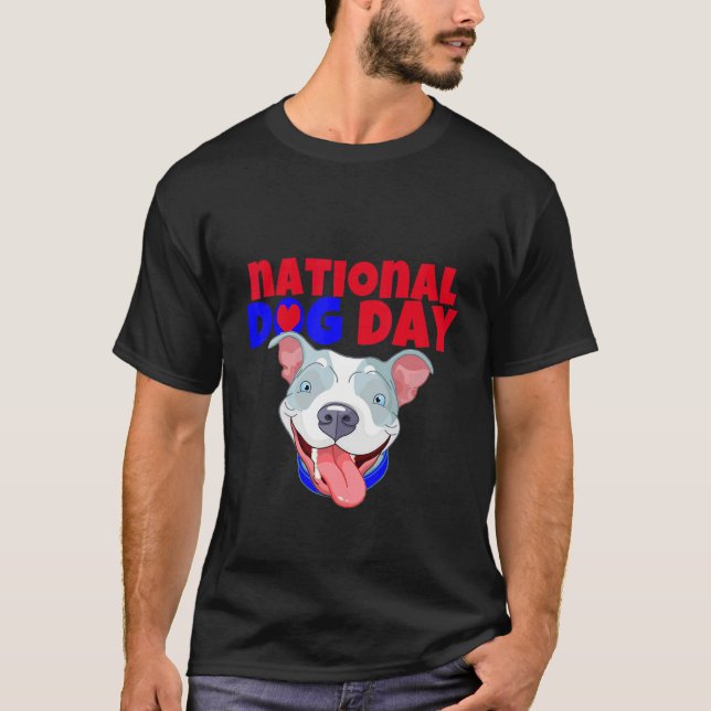 American Bully Hund National Hund T Shirt (Framsida)