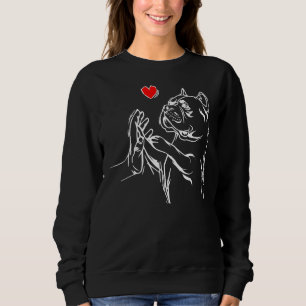 American Bully Kärlek Cute Pitbull Hund Funny Gir T Shirt