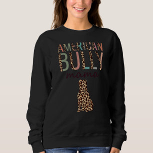 American Bully Mamma with Leopard for Ambully Bull T Shirt