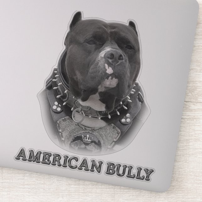 American Bully Sticker Klistermärken (Detalj)