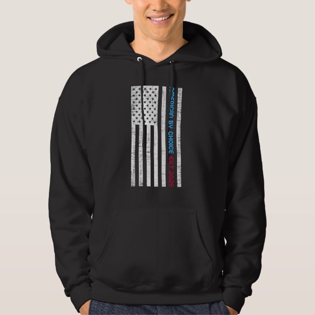 American By Choice Est.2025 Hoodie (Framsida)