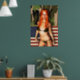 American Camo Bikini Babe Poster (Living Room 1)