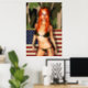 American Camo Bikini Babe Poster (Home Office)