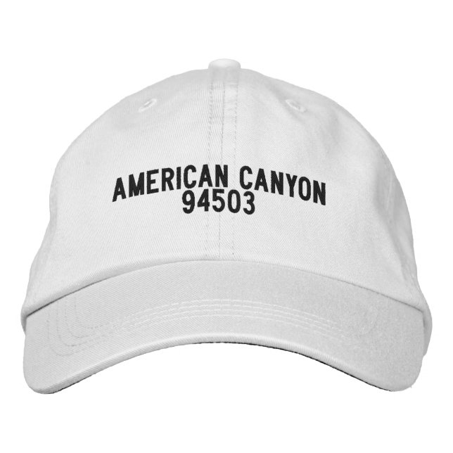 AMERICAN CANYON Kalifornien Hatt Broderad Keps (Framsida)