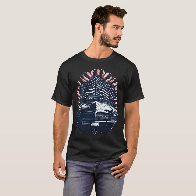 American Cars 23 T Shirt (Hel framsida)